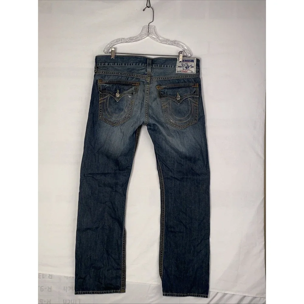 True Religion Bild Whiskey Double Stitched‎ Men's Size 38x34